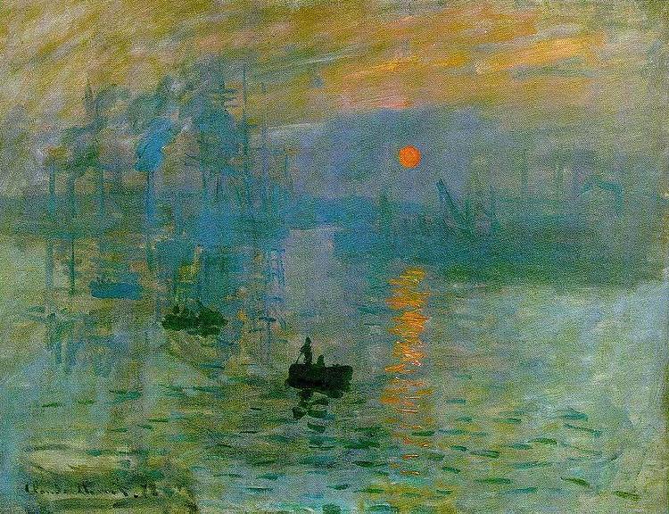 Claude Monet Impression, Sunrise Germany oil painting art